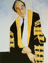 Portrait of The Hon. G J Samues by Clifton Pugh